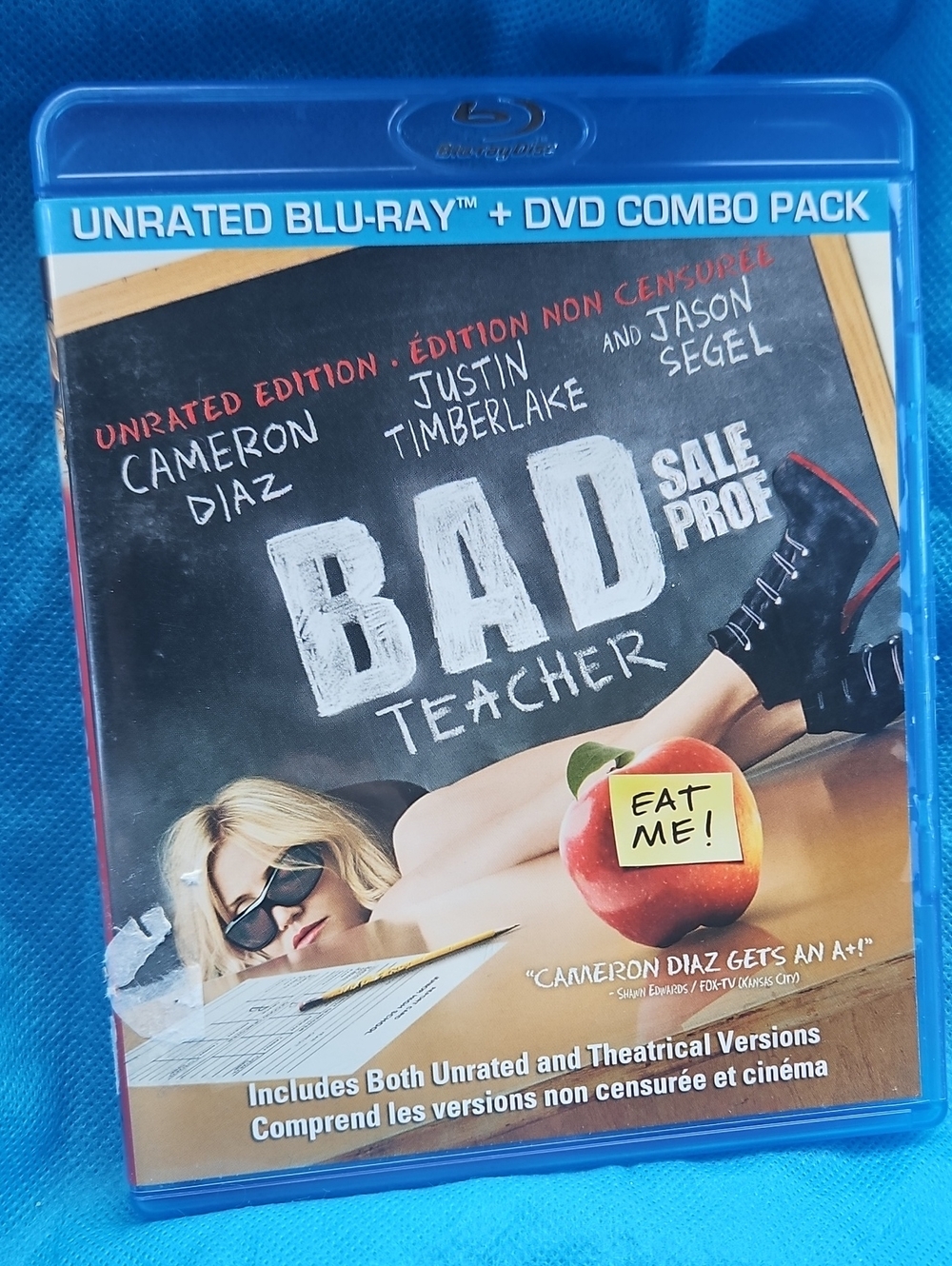 🌟3/$25🌟 Blu-ray/DVD Disc - Bad Teacher (Unrated)